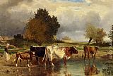 Vaches at veau a la marne